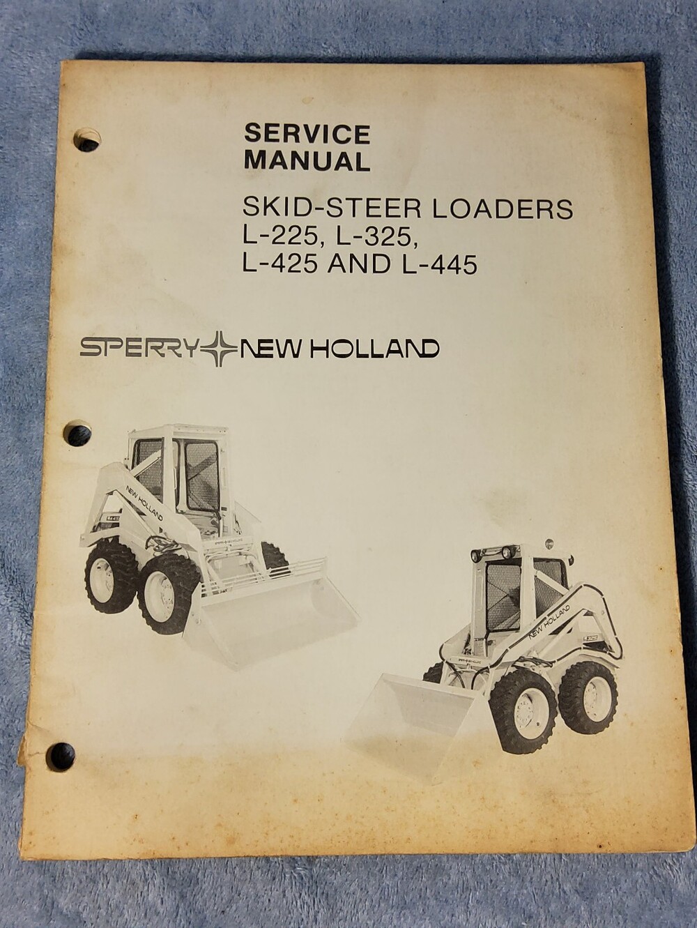Sperry New Holland L225 L325  L425 L445 Skid Steer Loader Service Repair Manual